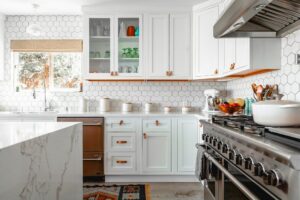 discolored kitchen cabinets