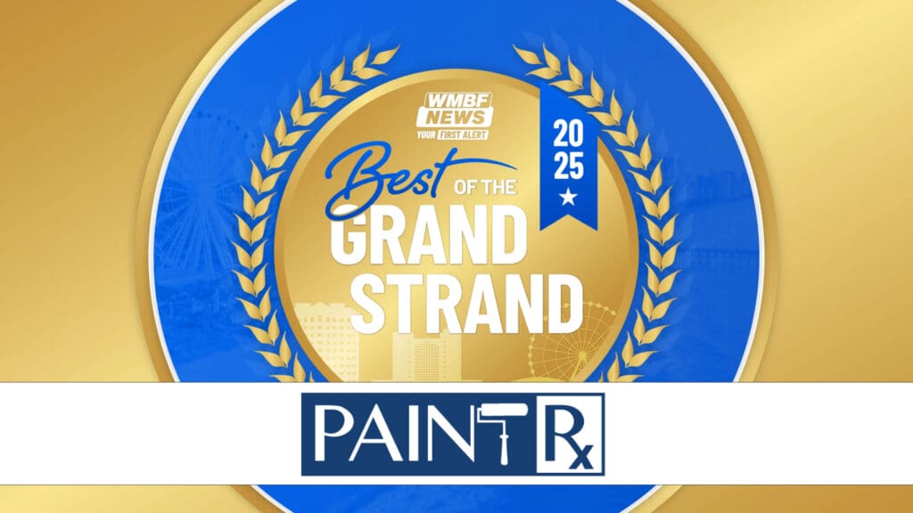 badge for best of the grand strand award winner for Painting category Paint-RX